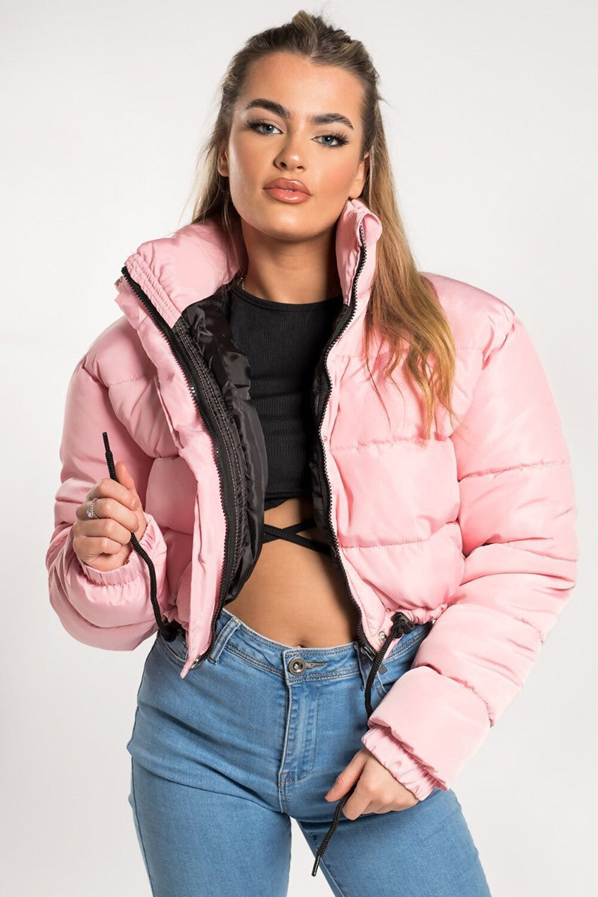 Damen stylische, kurz geschnittene Steppjacke Krohn-e