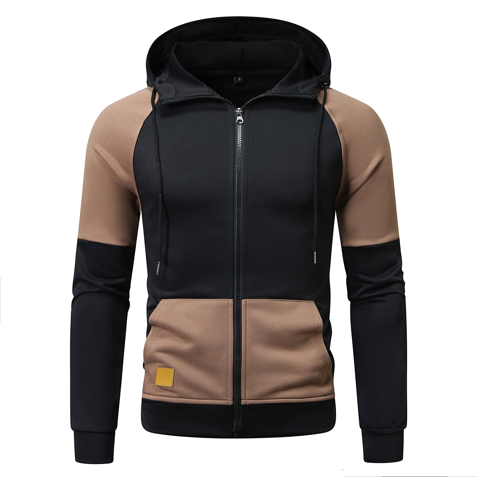 Herren sportlicher Kapuzenpullover mit einzigartigem Farbblock-Design Krohn-e