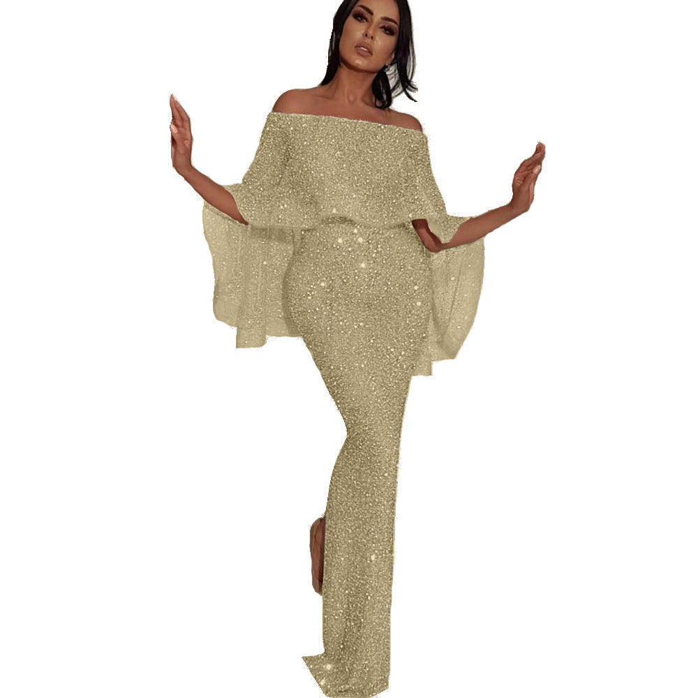 Damen elegantes Glamour-Wickeloberteil mit schimmernden Akzenten Krohn-e