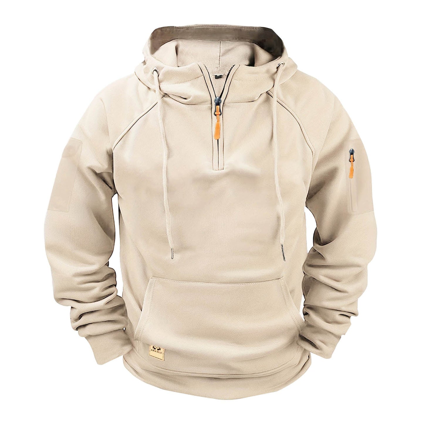 Herren sportlicher Kapuzenpullover mit praktischem Reißverschluss Krohn-e