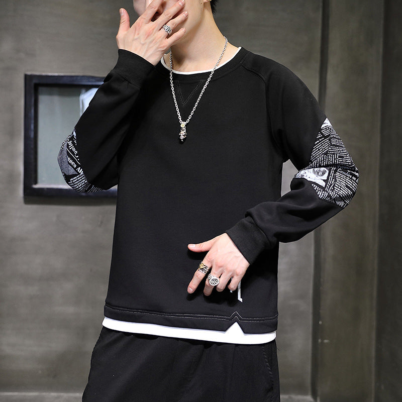 Herren modisches Sweatshirt mit einzigartigen Druckdetails Krohn-e