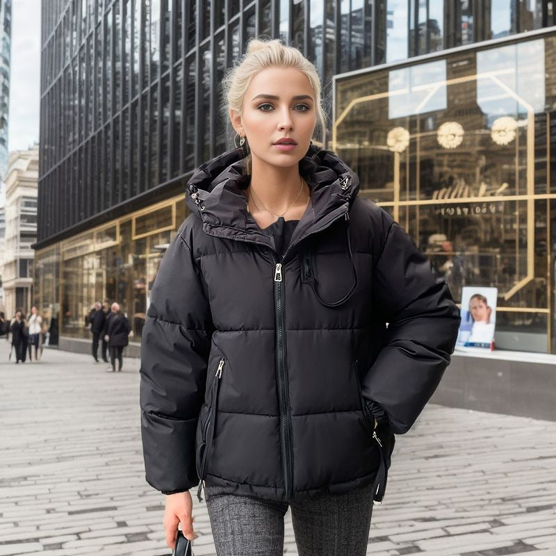 Damen modische Pufferjacke mit verstellbarer Kapuze und dicken Isolierungen Krohn-e
