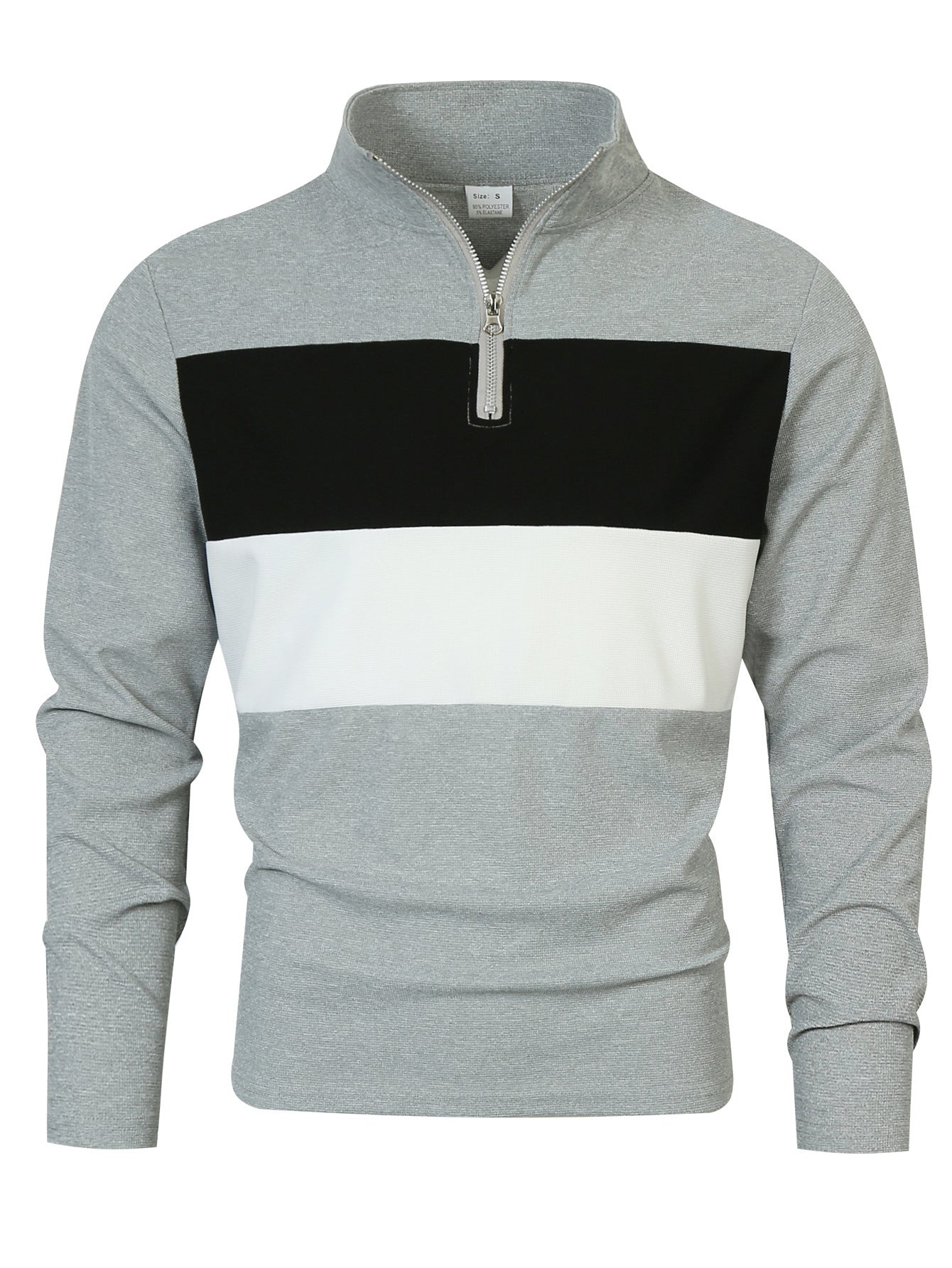 Herren Freizeitpullover mit modernem Reißverschluss Krohn-e