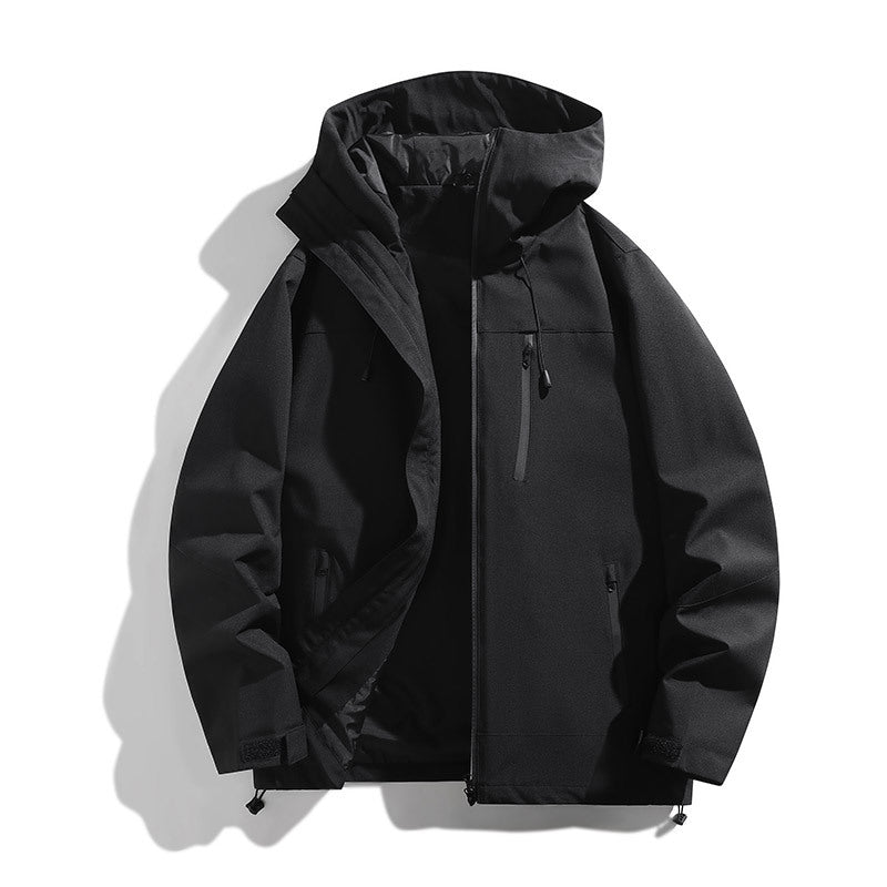 Damen technische Allwetterjacke mit vielseitigem Kapuzendesign und verstellbaren Belüftungsöffnungen Krohn-e