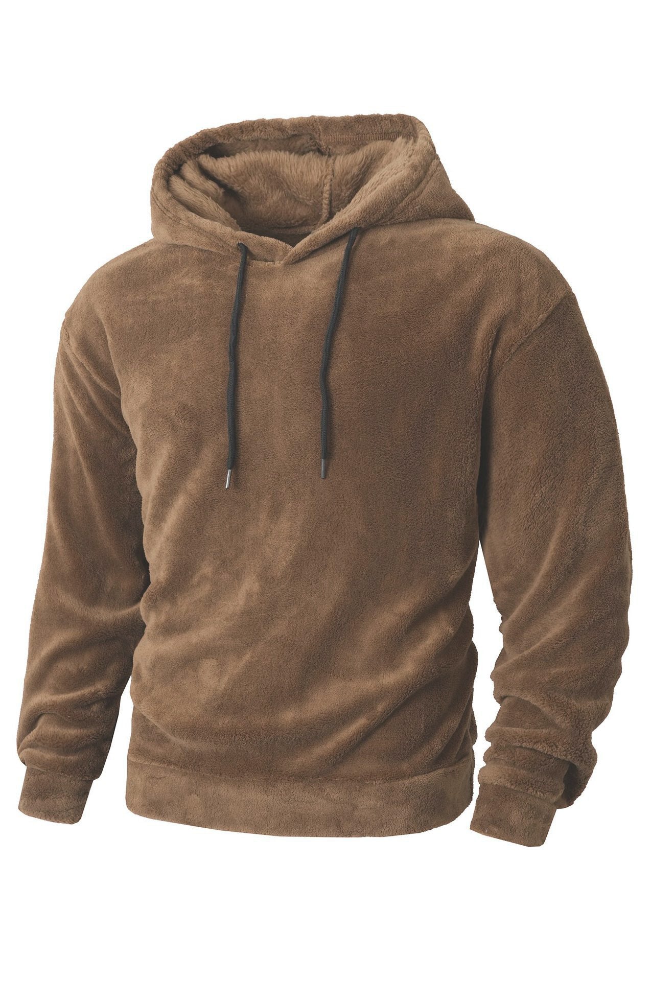 Herren Kuscheliger Fleece-Hoodie mit Kordelzug Krohn-e