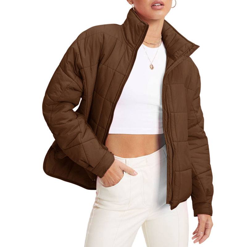 Damen wärmeisolierte Steppjacke mit hohem Kragen Krohn-e