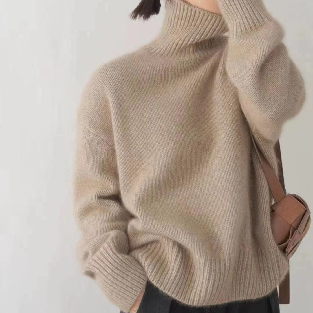 Damen Kuscheliger Rollkragenpullover aus hochwertigem Strick Krohn-e
