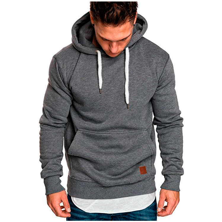 Herren Kapuzenpullover mit modischem Schnitt und lässigem Innenfutter Krohn-e