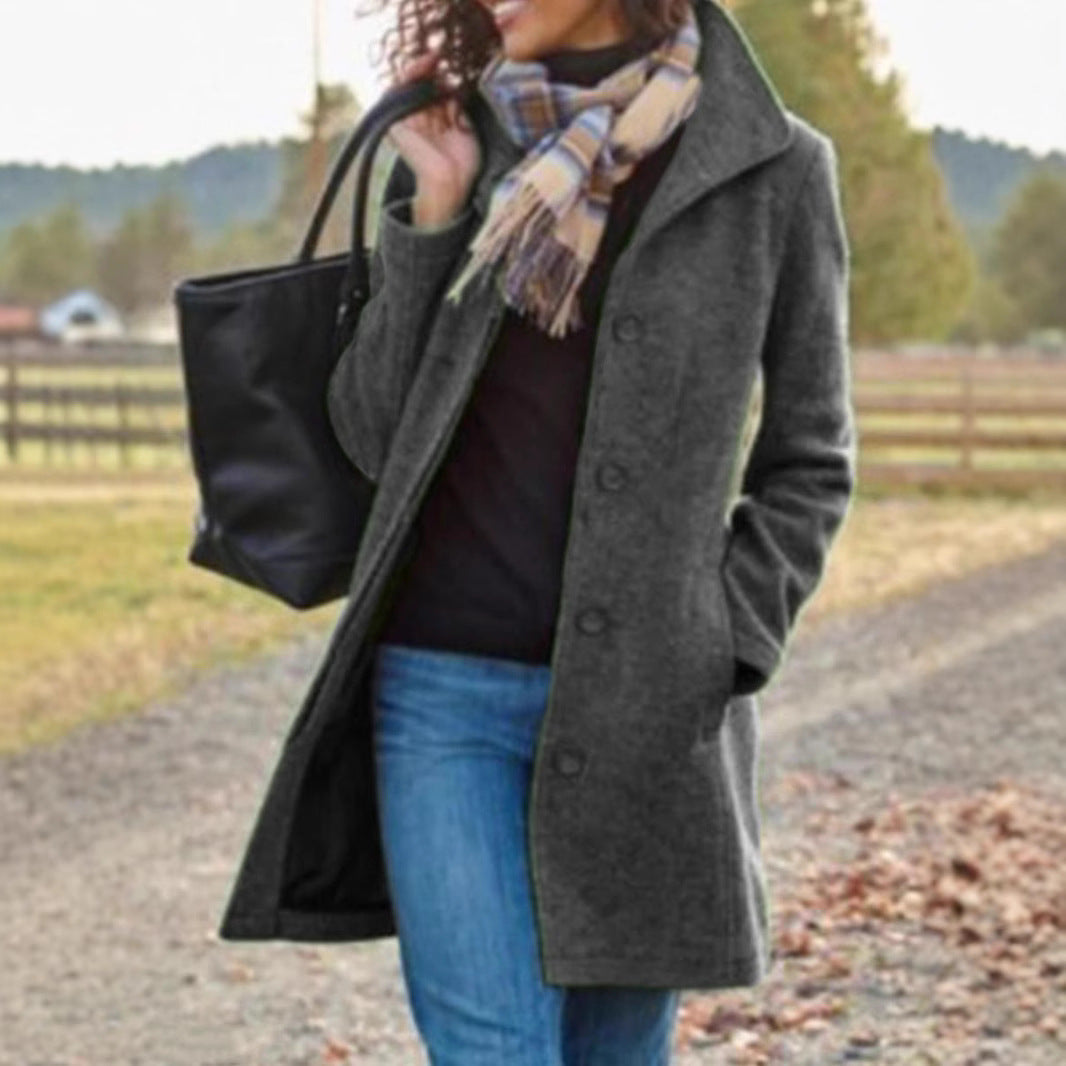 Damen eleganter Wollmantel Krohn-e