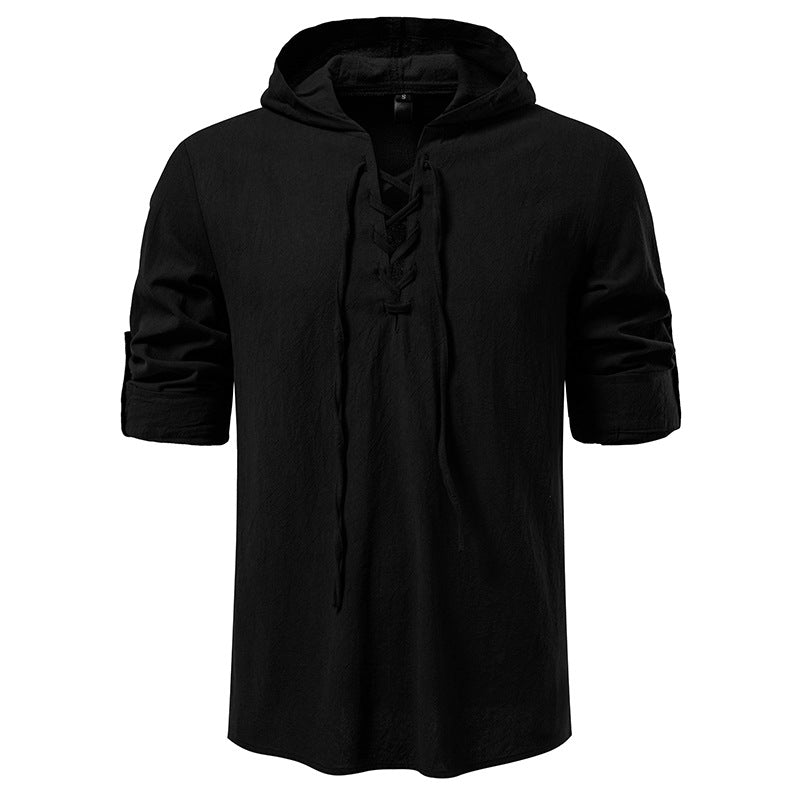 Herren Kapuzentop mit einzigartigem Schnürdesign Krohn-e