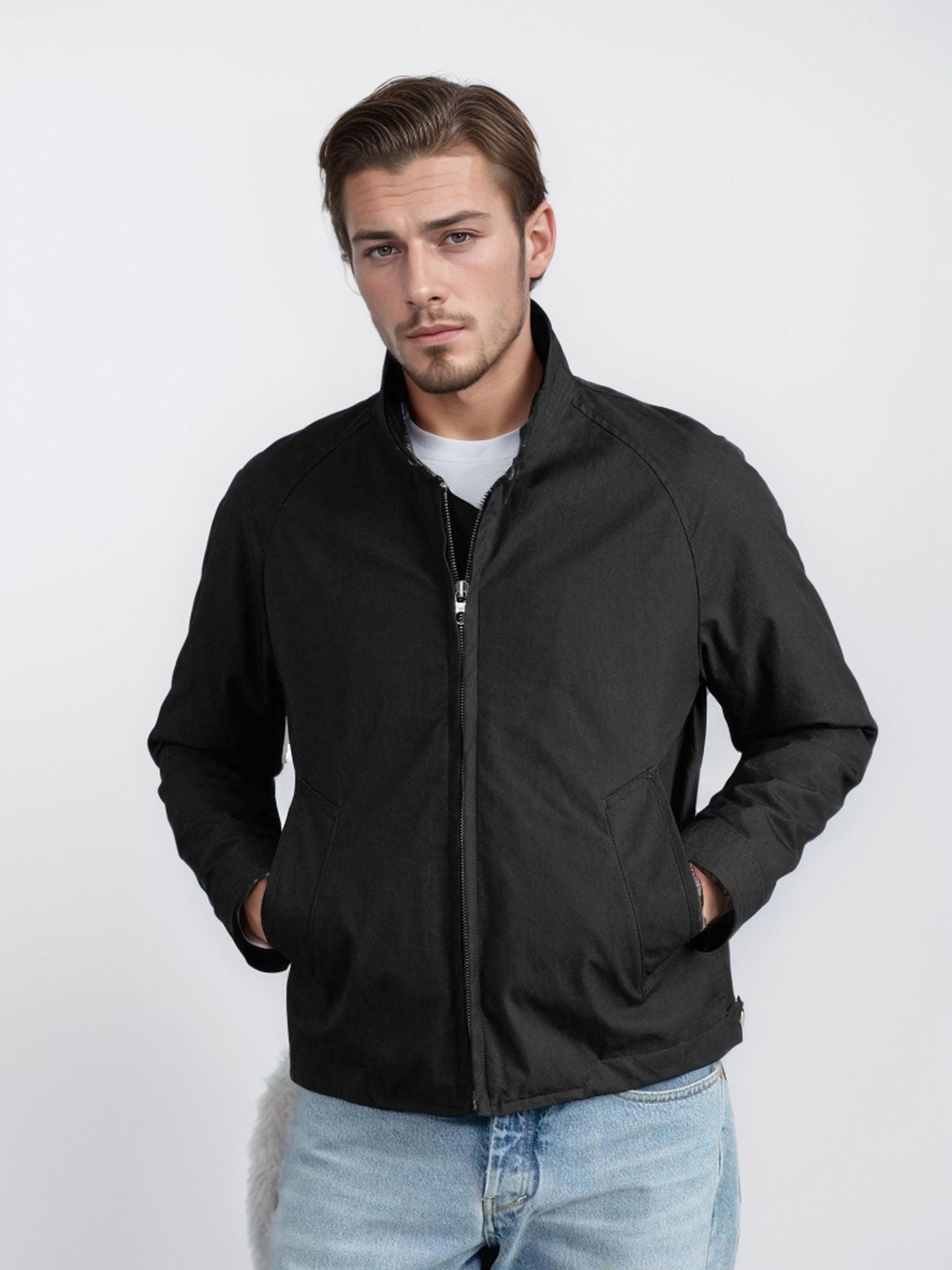 Herren lässige und moderne Übergangsjacke Krohn-e