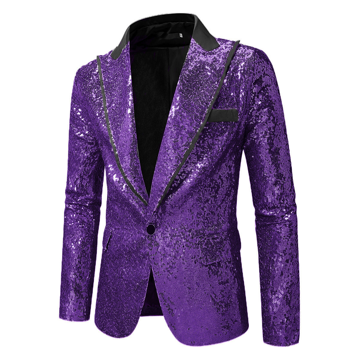 Herren Glitzernder Smokingblazer aus hochwertigem Satin Krohn-e