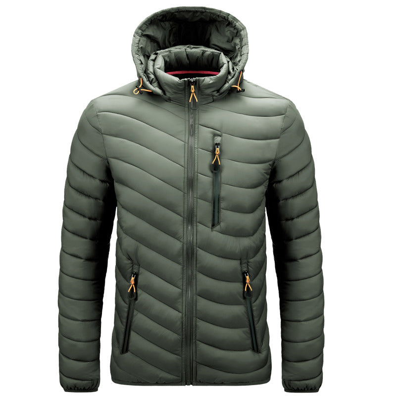 Krohn-e | Herren-Steppjacke mit Kapuze - Sverre