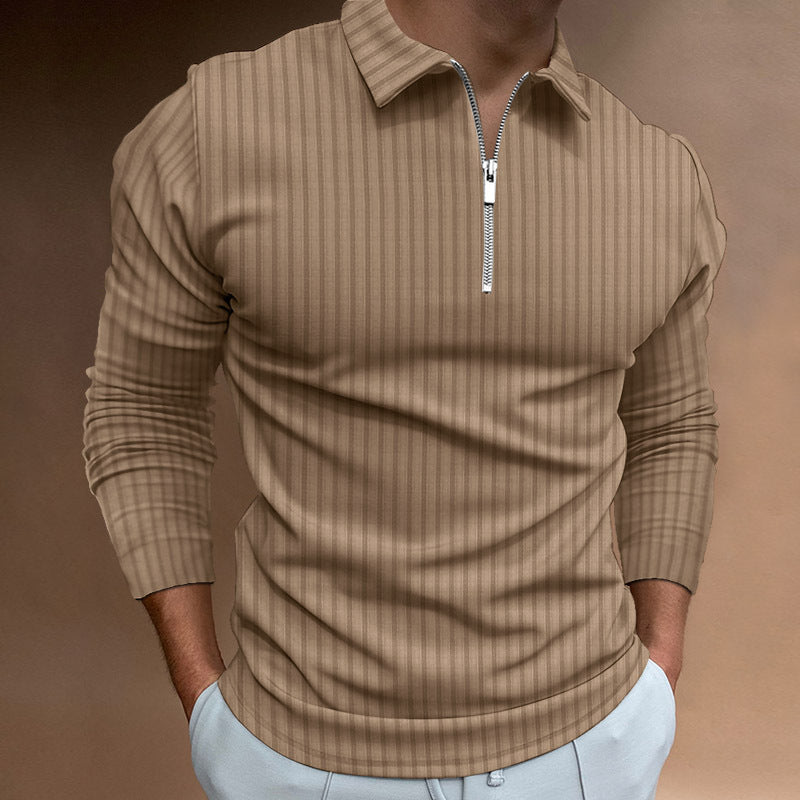 Herren modischer Poloshirt mit Reißverschluss Krohn-e