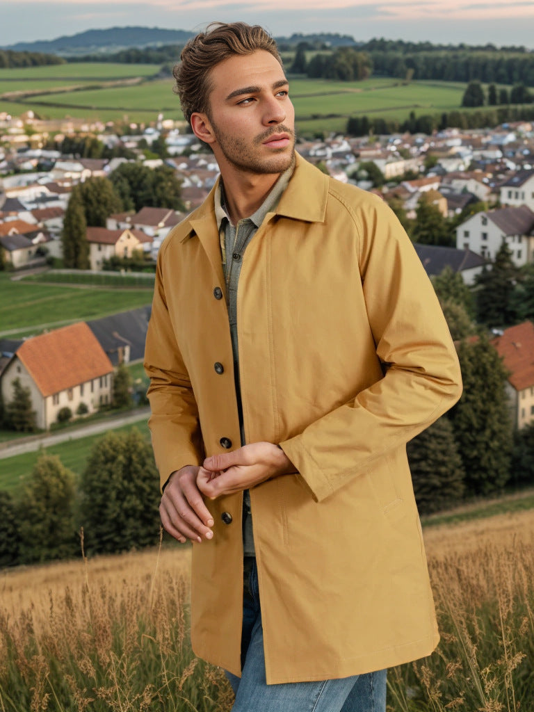 Herren wetterfeste Übergangsjacke mit praktischen Taschen Krohn-e