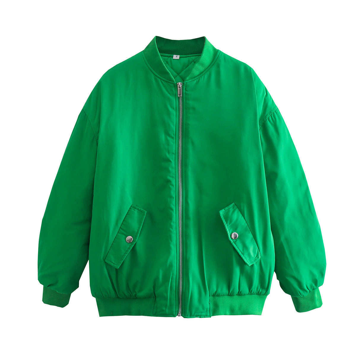 Damen modische Bomberjacke mit praktischen Taschen und hochgeschlossenem Kragen Krohn-e
