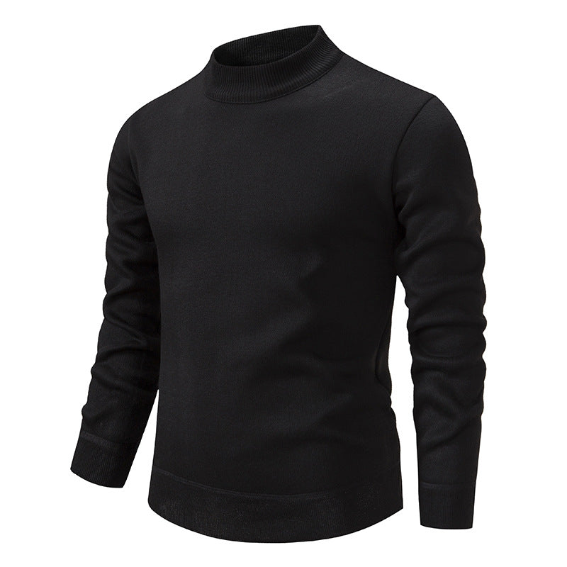 Herren Hochwertiger Strickpullover mit modernem Stehkragen Krohn-e