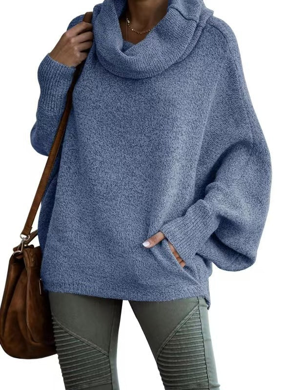 Damen Oversized Strickpullover mit Rollkragen Krohn-e