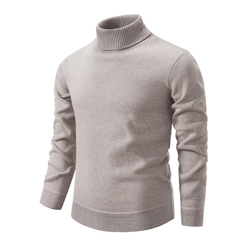 Herren Rollkragenpullover aus weichem Strick mit strukturiertem Design Krohn-e
