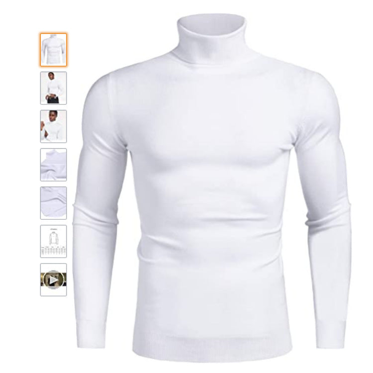 Herren hochabschließender Rollkragenpullover Krohn-e