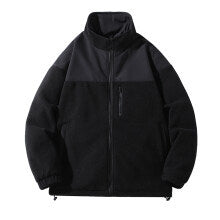 Herren Fleecejacke mit hohem Kragen und Reißverschlusstaschen Krohn-e