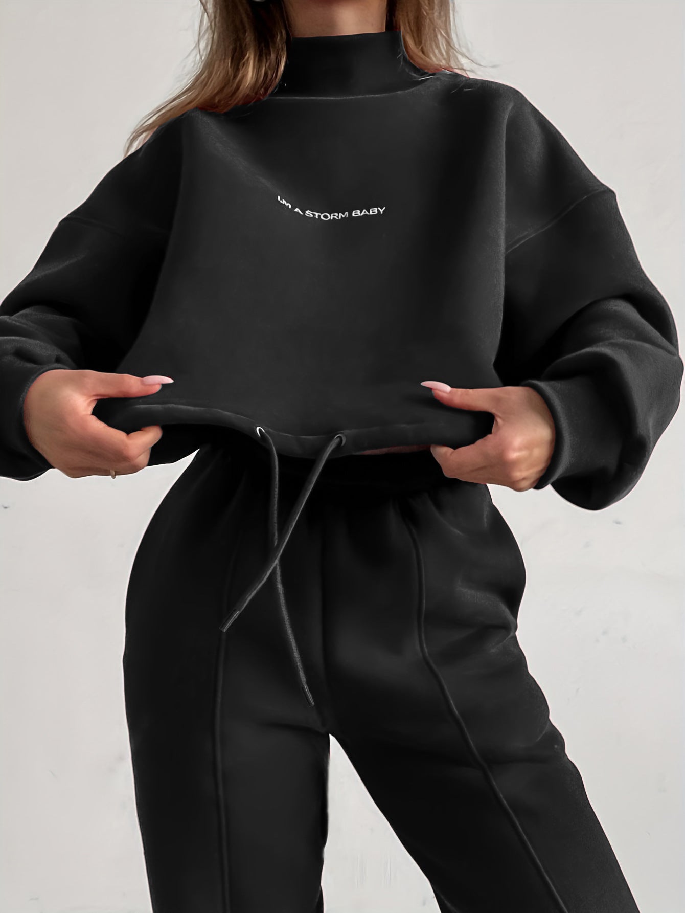 Damen Oversized Sweatshirt und Jogginghose Set Krohn-e