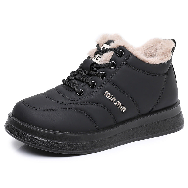 Damen Wärmende High-Top Sneakers mit kuscheligem Innenfutter und rutschfester Sohle Krohn-e