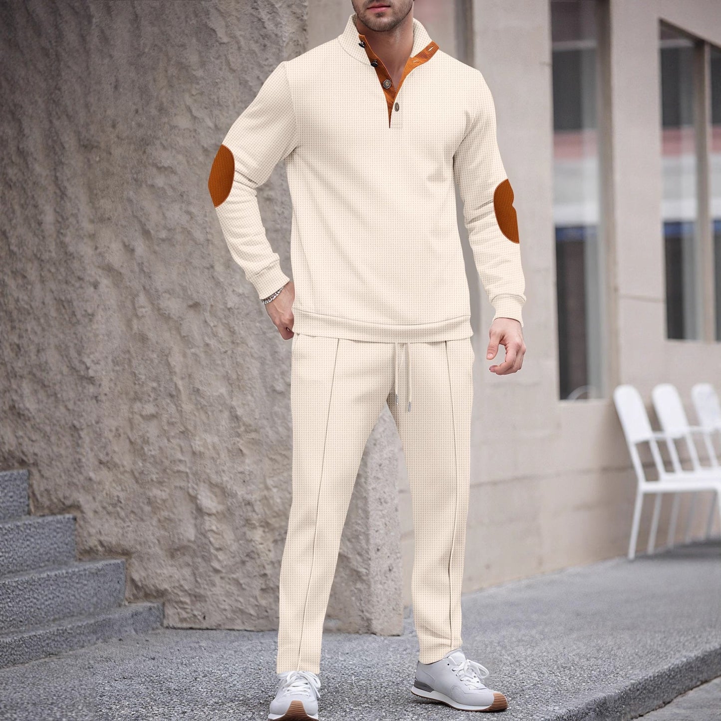 Herren Sportanzug mit modernem Schnitt und eleganten Kontrastdetails Krohn-e