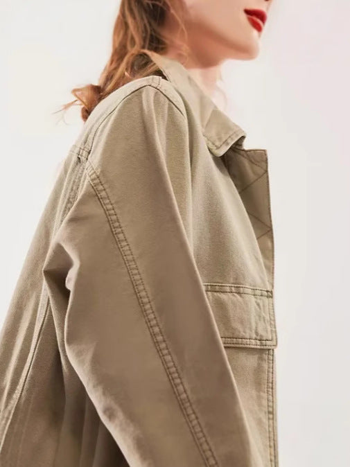 Damen lässige Oversized-Jacke Krohn-e