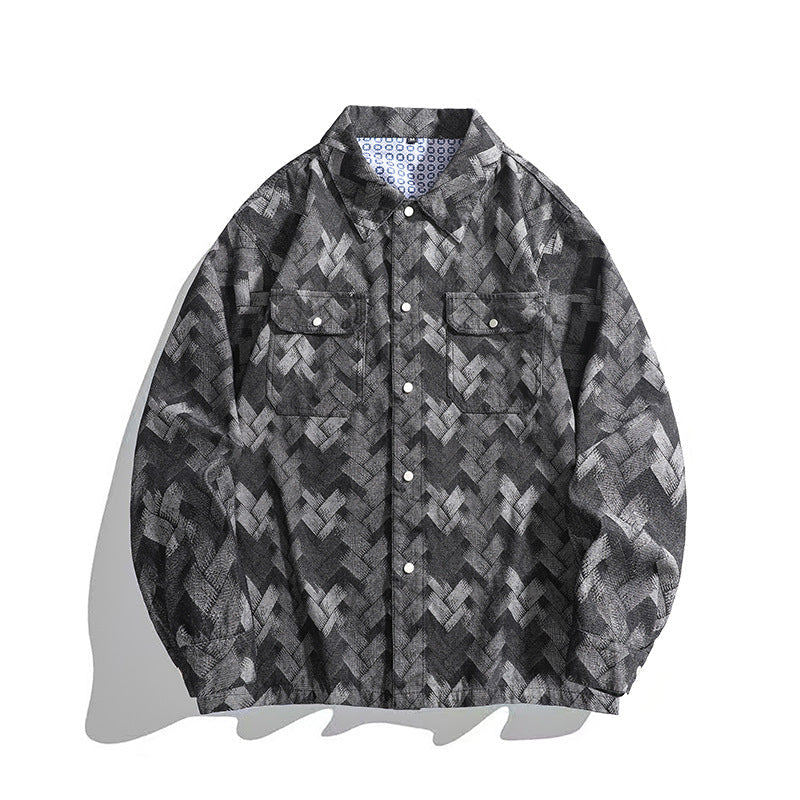 Herren lässige Overshirt Krohn-e