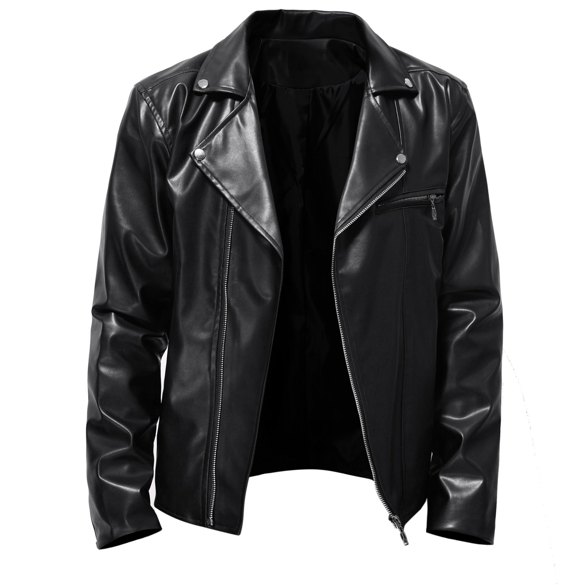 Herren stylish Kunstleder Motorradjacke Krohn-e