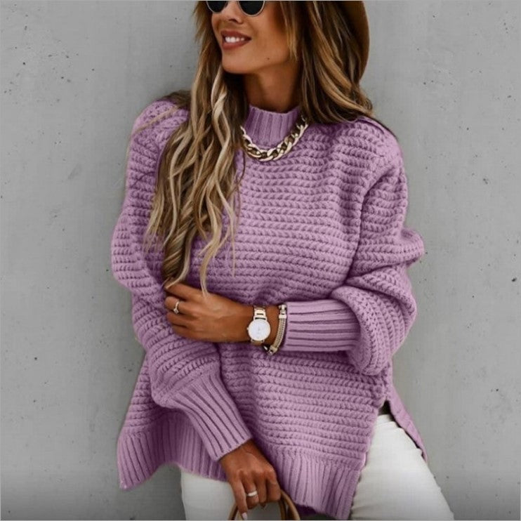 Damen Kuscheliger Strickpullover mit modischem Strukturmuster Krohn-e