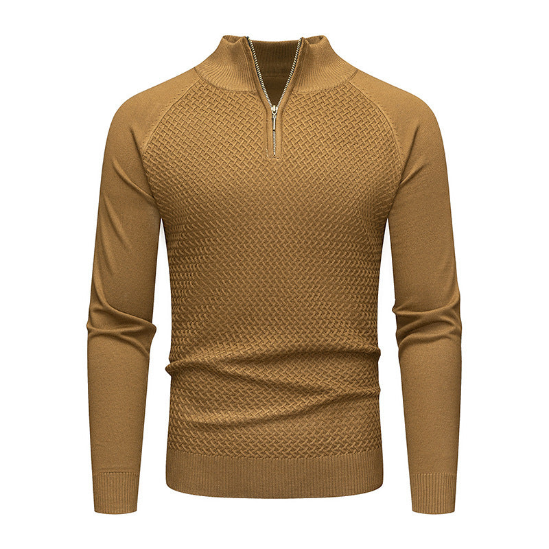 Herren Strickpullover mit Reißverschluss Krohn-e