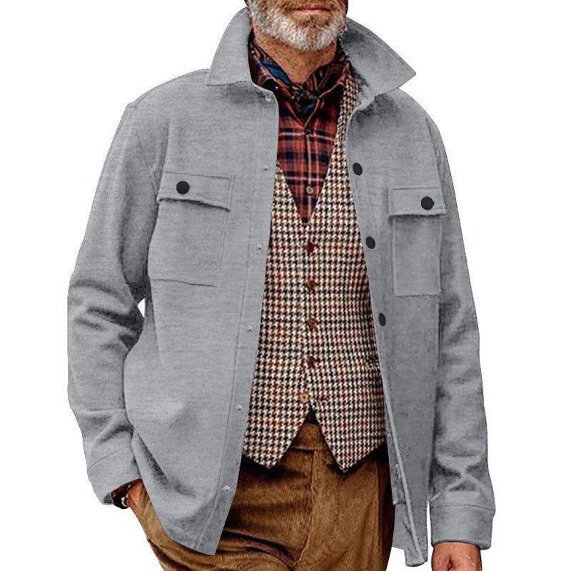 Herren lässige Outdoor-Jacke mit praktischen Taschen und modernem Schnitt Krohn-e