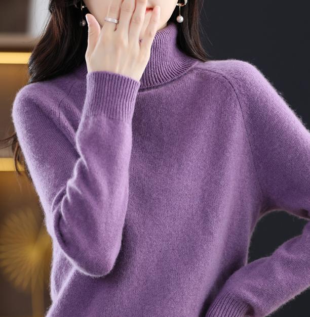Damen Rollkragenpullover aus weichem Krohn-e