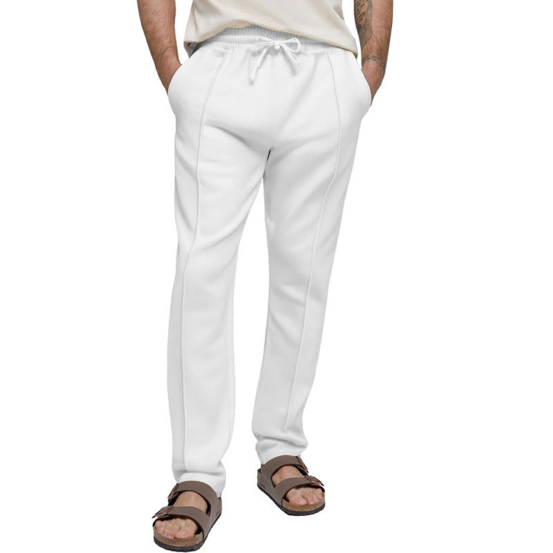 Herren sportliche Freizeithose mit elastischem Bund und seitlichen Eingrifftaschen Krohn-e
