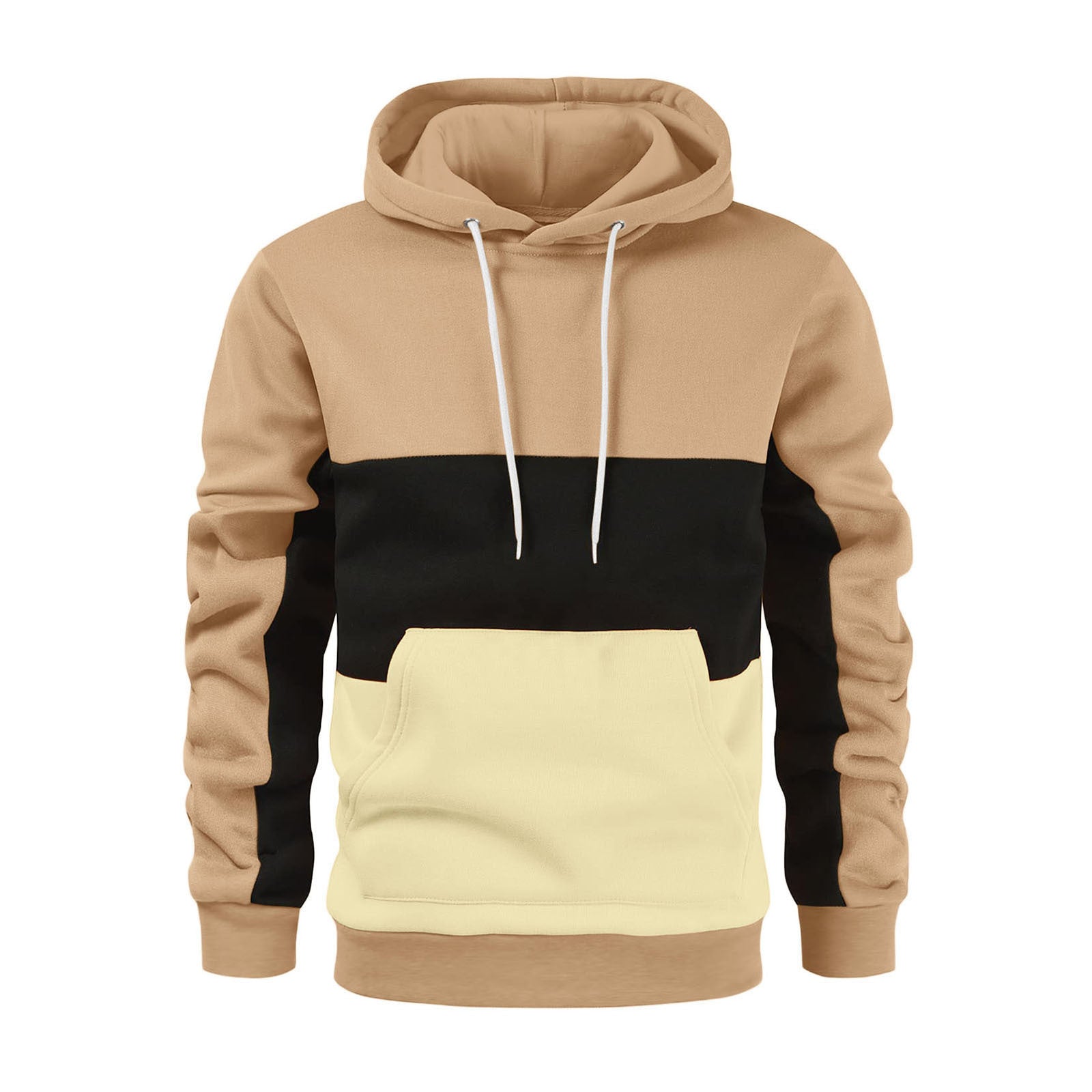 Herren Kapuzenpullover mit modischem Farbblockdesign Krohn-e