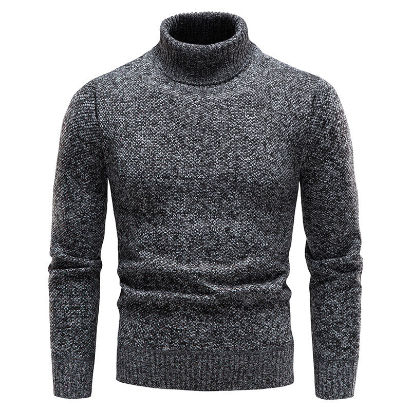 Herren Rollkragenpullover aus weicher Strickware Krohn-e