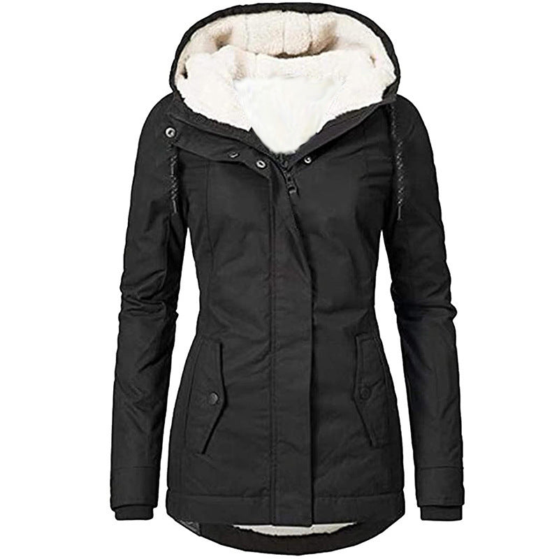 Damen warme Outdoor-Jacke mit kuscheligem Futter Krohn-e