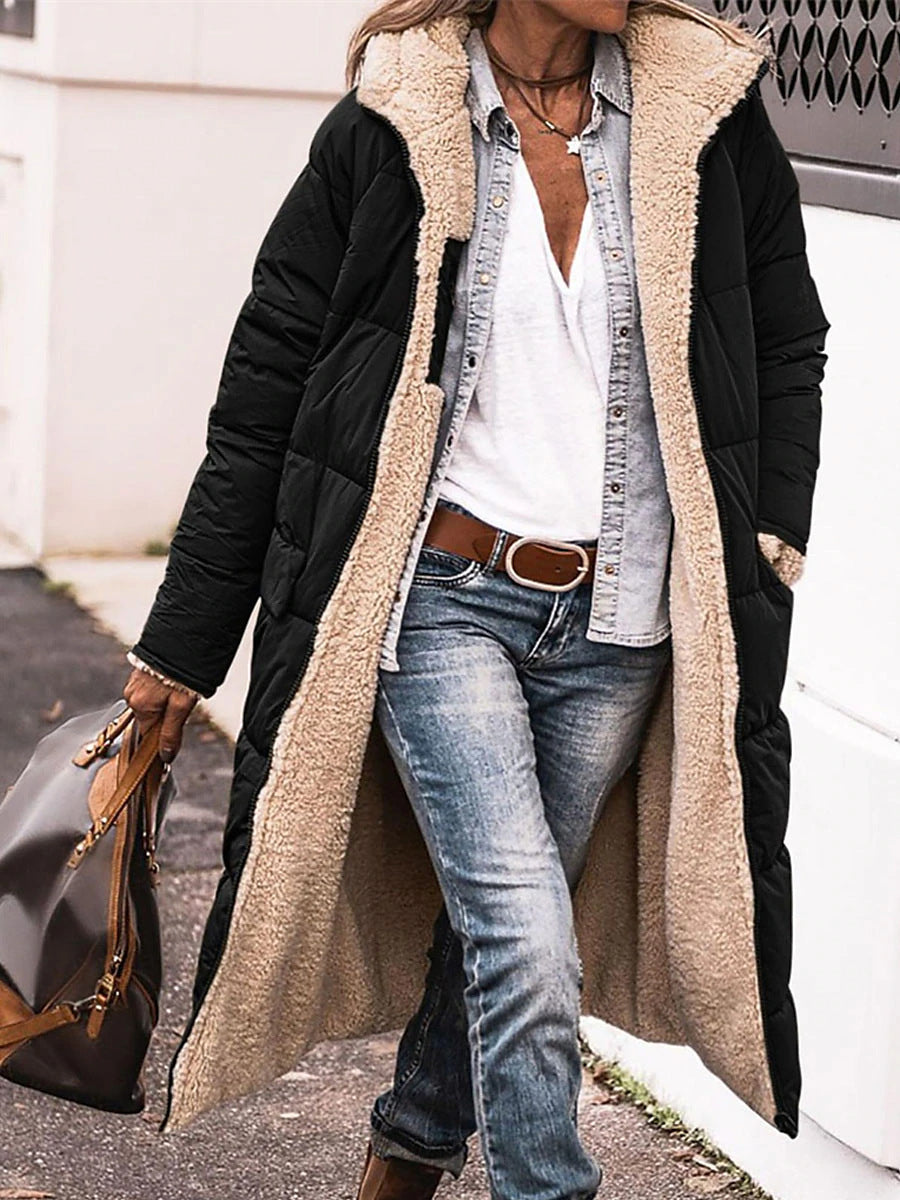 Damen Teddy-Parka mit besonders weichem Innenfutter und figurbetontem Design Krohn-e