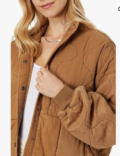 Damen modische Steppjacke mit hohem Kragen Krohn-e