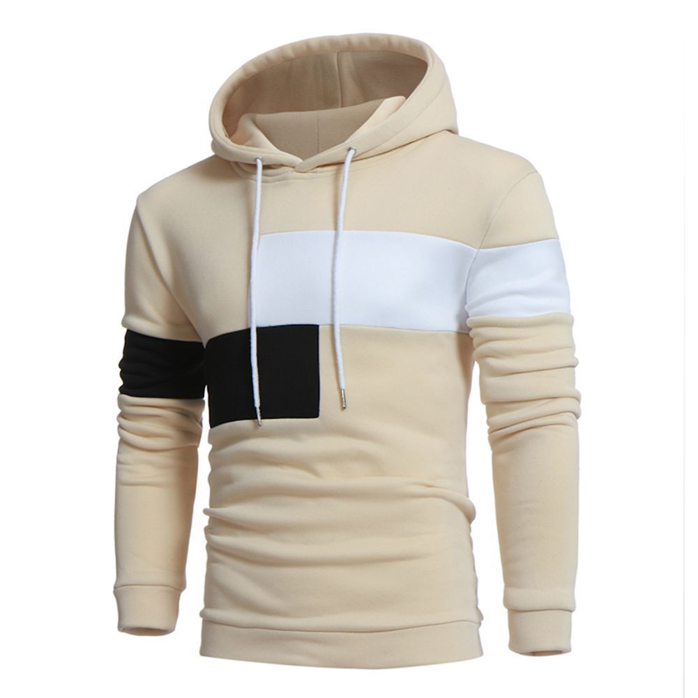 Herren sportlicher Kapuzenpullover mit Farbblockdesign Krohn-e