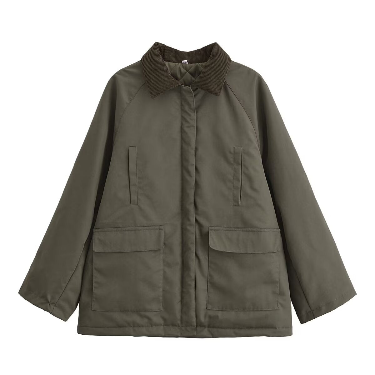 Damen Übergangsjacke mit hohem Kragen und praktischen Taschen Krohn-e