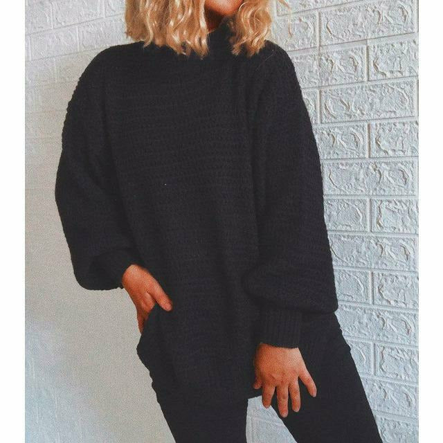 Krohn-e | Fester Strickpullover mit Geripptem Muster