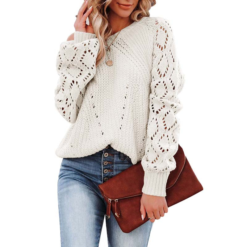 Krohn-e | Hohlstrickpullover Mit Elegantem Design