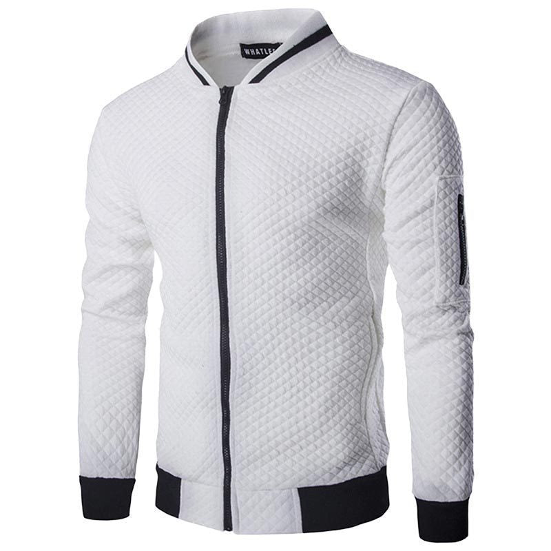 Herren modische Steppjacke mit hohem Kragen Krohn-e