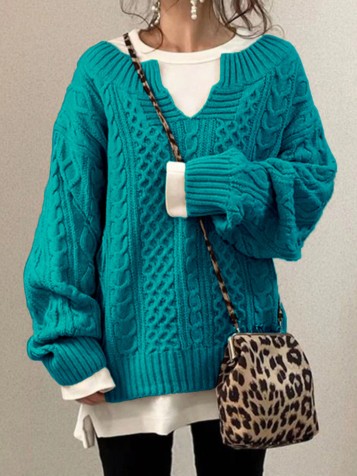 Damen Strickpullover mit strukturiertem Muster Krohn-e