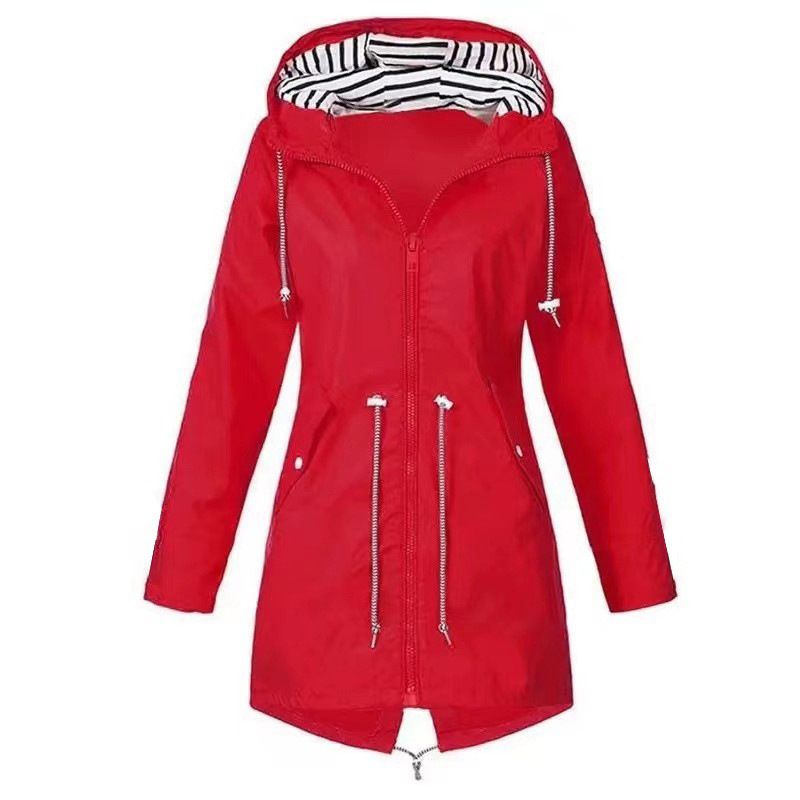 Krohn-e | Kapuze Winddichte Regenjacke Langarm