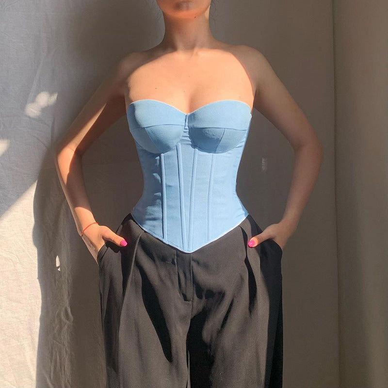 Damen Korsettoberteil mit verstärktem Bustier Krohn-e