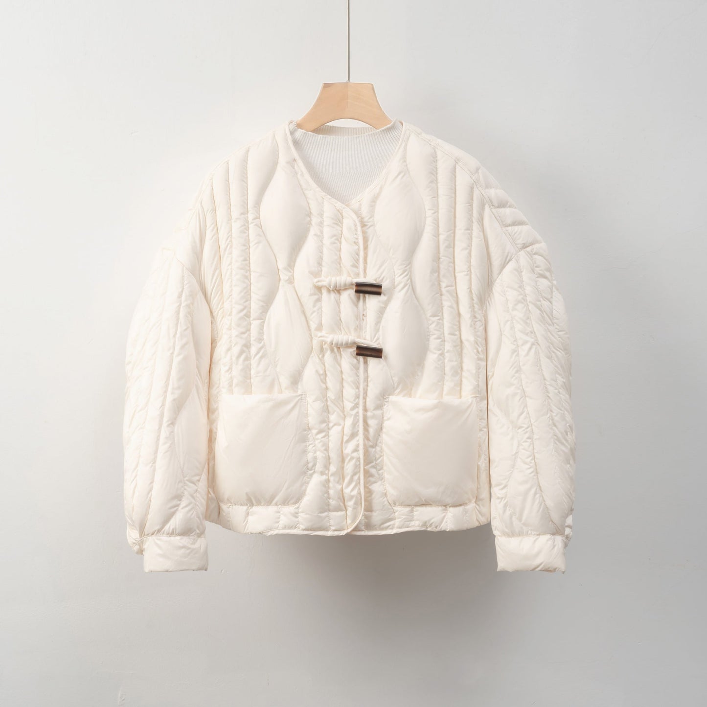 Damen Steppjacke mit praktischem Knopfverschluss und gemütlichen Taschen Krohn-e